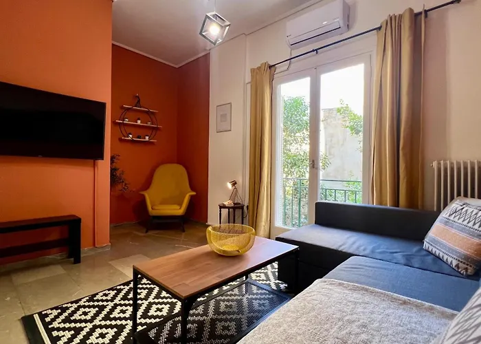 Modern & Cozy 51Sqm Apt In Thisseio